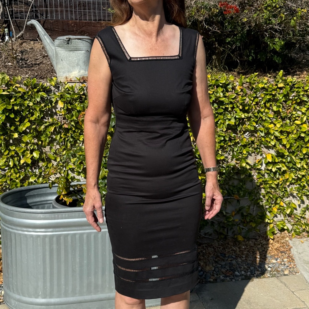 Blumarine black lace inset sheath dress - Picture 4 of 7